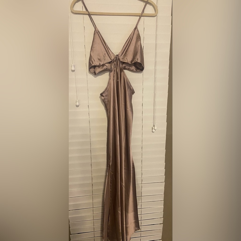 Sexy slit dress